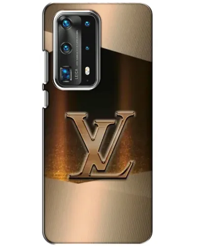 Чехол для Huawei P40 с картинкой «LV — золотое сияние»