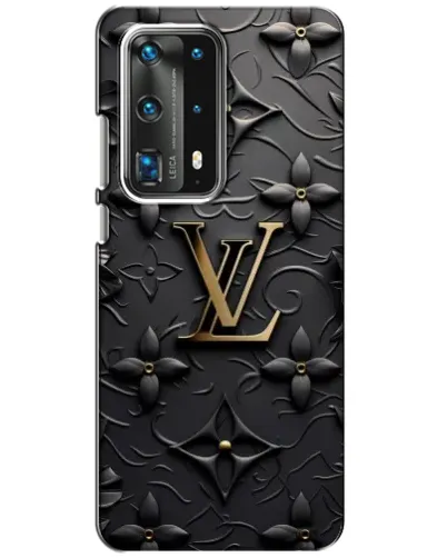 Чехол для Huawei P40 с картинкой «Кожаная текстура LV»