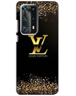Чехол для Huawei P40 с картинкой «LV — золотые искры» Чехол для Huawei P40 с картинкой «LV — золотые искры»