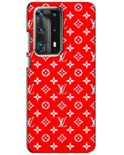 Чехол для Huawei P40 с картинкой «Яркий паттерн LV»