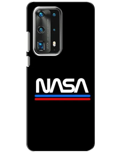 Чехол для Huawei P40 с картинкой «NASA — классика Red Blue»