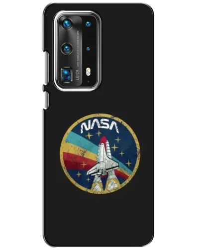 Чехол для Huawei P40 с картинкой «NASA — эмблема миссии»
