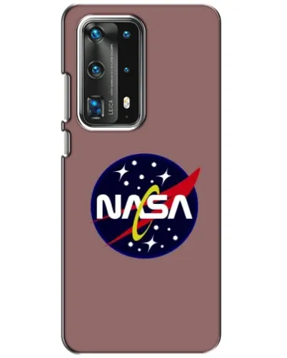 Чехол для Huawei P40 с картинкой «NASA — ретро космос»