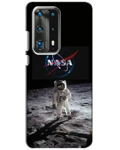 Чехол для Huawei P40 с картинкой «Астронавт на Луне»