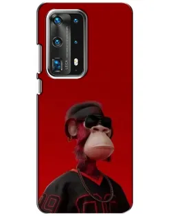 Чохол для Huawei P40 з картинкою «Bored Ape в червоному» Чохол для Huawei P40 з картинкою «Bored Ape в червоному»