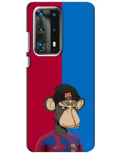 Чехол для Huawei P40 с картинкой «Bored Ape — фанат Барсы» Чехол для Huawei P40 с картинкой «Bored Ape — фанат Барсы»