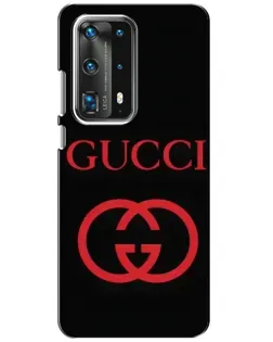 Чохол для Huawei P40 з картинкою «Gucci — червоний логотип»
