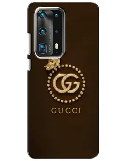 Чохол для Huawei P40 з картинкою «Gucci — золотий метелик»