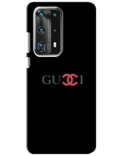 Чохол для Huawei P40 з картинкою «Gucci — червоний градієнт»