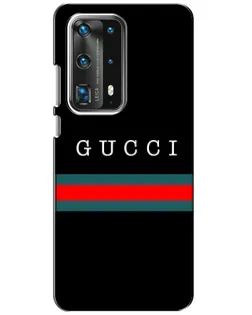 Чохол для Huawei P40 з картинкою «Gucci — червоний пояс»