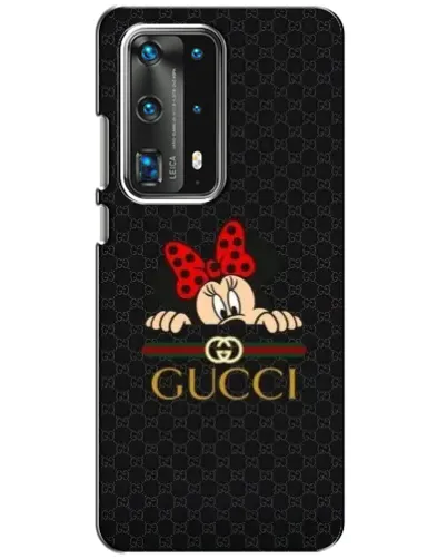 Чохол для Huawei P40 з картинкою «Мінні Маус Gucci — чорний»
