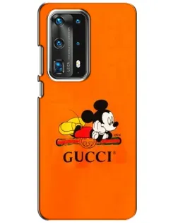 Чохол для Huawei P40 з картинкою «Міккі Маус Gucci — помаранч»