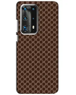 Чохол для Huawei P40 з картинкою «Gucci — шоколадна сітка»