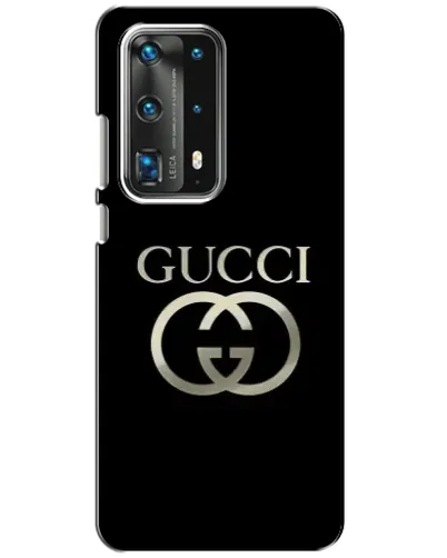 Чохол для Huawei P40 з картинкою «Gucci — золото на чорному» Чохол для Huawei P40 з картинкою «Gucci — золото на чорному»