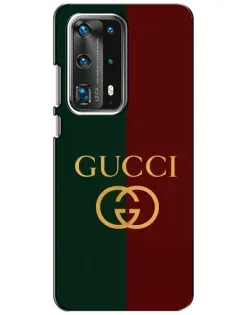 Чохол для Huawei P40 з картинкою «Gucci — темно-зелений градієнт»