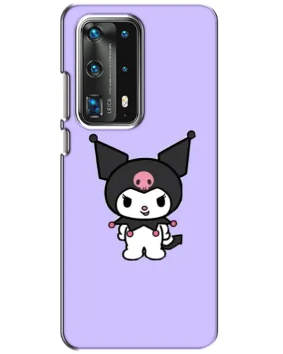 Чохол для Huawei P40 з картинкою «Kuromi — ніжний фіолетовий»