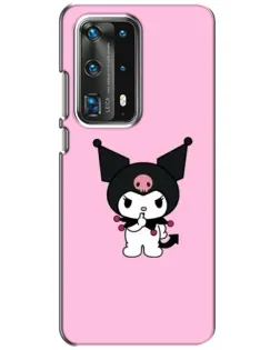 Чохол для Huawei P40 з картинкою «Kuromi — рожева ніжність»
