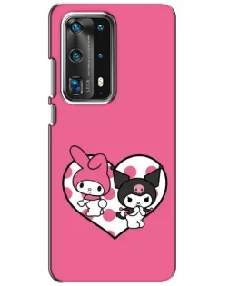 Чохол для Huawei P40 з картинкою «Kuromi та My Melody»