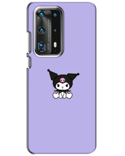 Чохол для Huawei P40 з картинкою «Kuromi — фіолетовий мінімалізм»