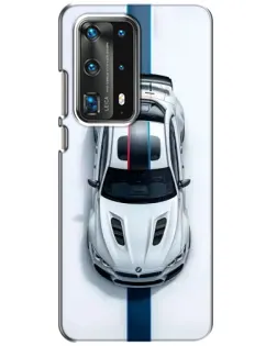 Чохол для Huawei P40 з картинкою «Вид зверху — BMW M»
