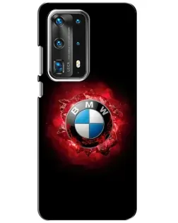 Чохол для Huawei P40 з картинкою «Логотип BMW — спалах»