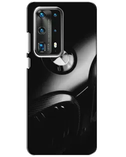 Чохол для Huawei P40 з картинкою «Емблема BMW — макро»