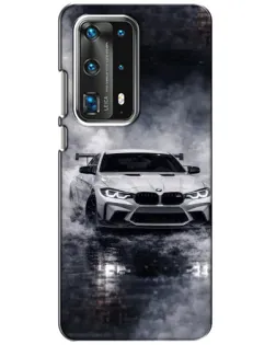 Чохол для Huawei P40 з картинкою «BMW крізь туман»