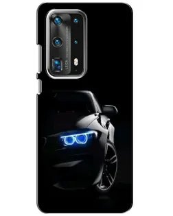 Чохол для Huawei P40 з картинкою «BMW — нічний погляд»