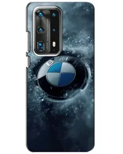 Чохол для Huawei P40 з картинкою «Логотип BMW — лід»