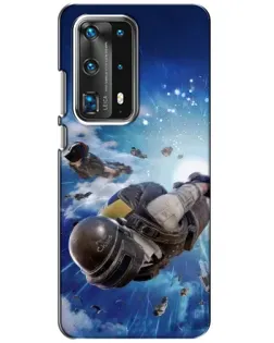 Чохол для Huawei P40 з картинкою «Десант PUBG — стрибок»