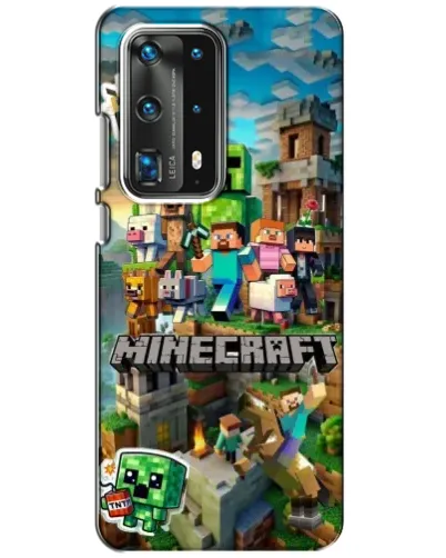Чохол для Huawei P40 з картинкою «Замок Minecraft»
