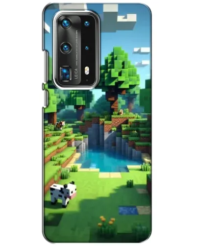 Чохол для Huawei P40 з картинкою «Minecraft літній день»