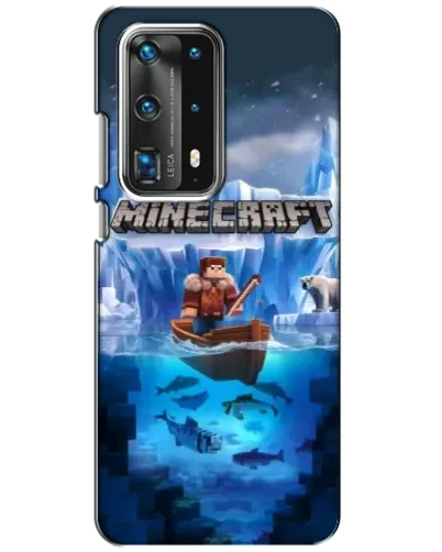 Чохол для Huawei P40 з картинкою «Minecraft льодянийсвіт»