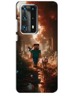Чохол для Huawei P40 з картинкою «Стів у лісі» Чохол для Huawei P40 з картинкою «Стів у лісі»