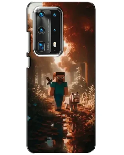 Чохол для Huawei P40 з картинкою «Стів у лісі»