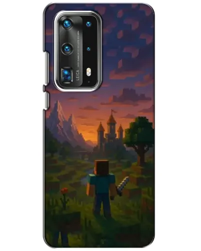 Чохол для Huawei P40 з картинкою «Стів біля вежі»