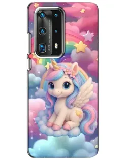 Чехол для Huawei P40 с картинкой «Маленький единорог»