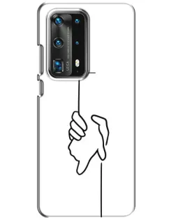 Чохол для Huawei P40 з картинкою «Рука тримає»