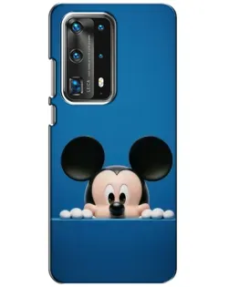 Чехол для Huawei P40 с картинкой «Микки выглядывает»