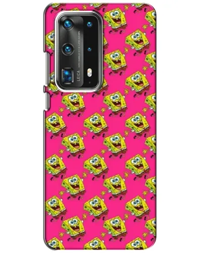 Чехол для Huawei P40 с картинкой «Розовый паттерн»