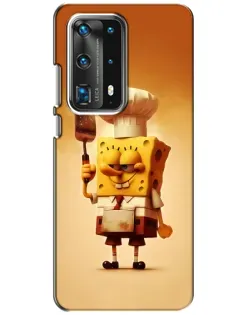 Чехол для Huawei P40 с картинкой «Губка Боб повар» Чехол для Huawei P40 с картинкой «Губка Боб повар»
