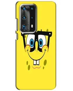 Чехол для Huawei P40 с картинкой «Минималистичный Спанч Боб» Чехол для Huawei P40 с картинкой «Минималистичный Спанч Боб»