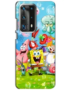 Чехол для Huawei P40 с картинкой «Губка Боб и друзья» Чехол для Huawei P40 с картинкой «Губка Боб и друзья»