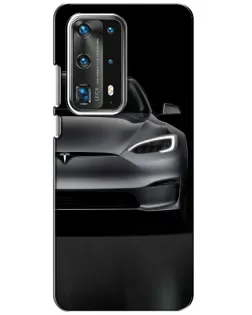 Чохол для Huawei P40 з картинкою «Tesla Model S Look»