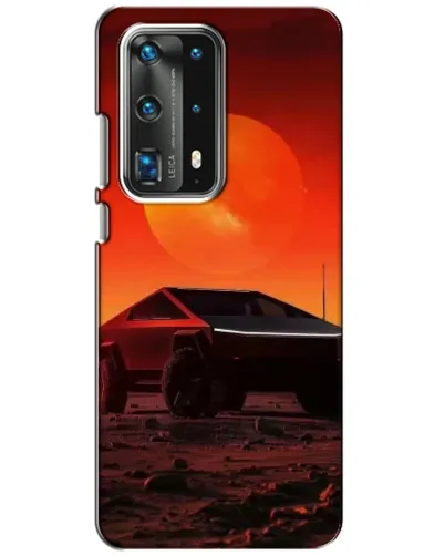 Чохол для Huawei P40 з картинкою «Cybertruck на Марсі»