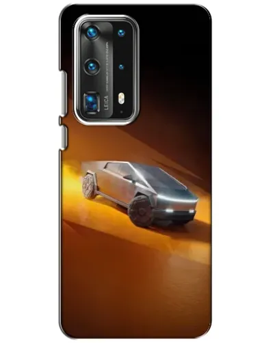 Чохол для Huawei P40 з картинкою «Cybertruck у пустелі»