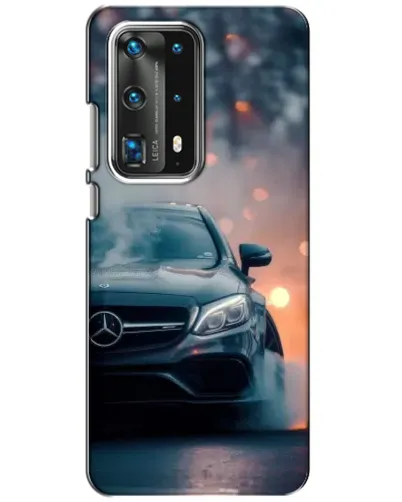 Чехол для Huawei P40 с картинкой «Mercedes — ночной город» Чехол для Huawei P40 с картинкой «Mercedes — ночной город»