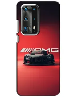 Чехол для Huawei P40 с картинкой «Mercedes AMG — красная линия» Чехол для Huawei P40 с картинкой «Mercedes AMG — красная линия»