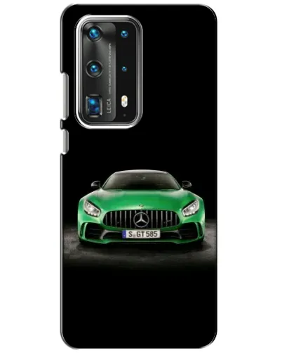 Чехол для Huawei P40 с картинкой «Mercedes — неоновый лого» Чехол для Huawei P40 с картинкой «Mercedes — неоновый лого»