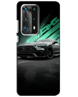 Чехол для Huawei P40 с картинкой «Темный Mercedes AMG» Чехол для Huawei P40 с картинкой «Темный Mercedes AMG»